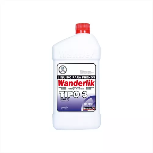 LIQUIDO DE FRENO DOT3 (X100CC) - WANDER