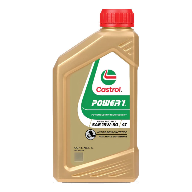 ACEITE CASTROL 15W50 POWER 1 SEMISINTETICO