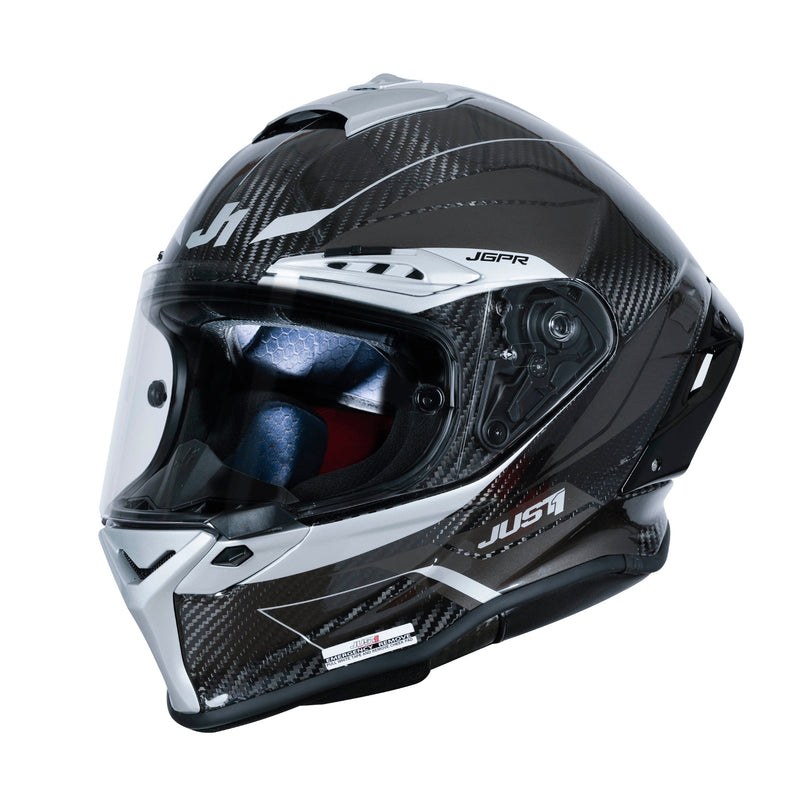CASCO INTEGRAL JUST1 J-GPR CARBONO