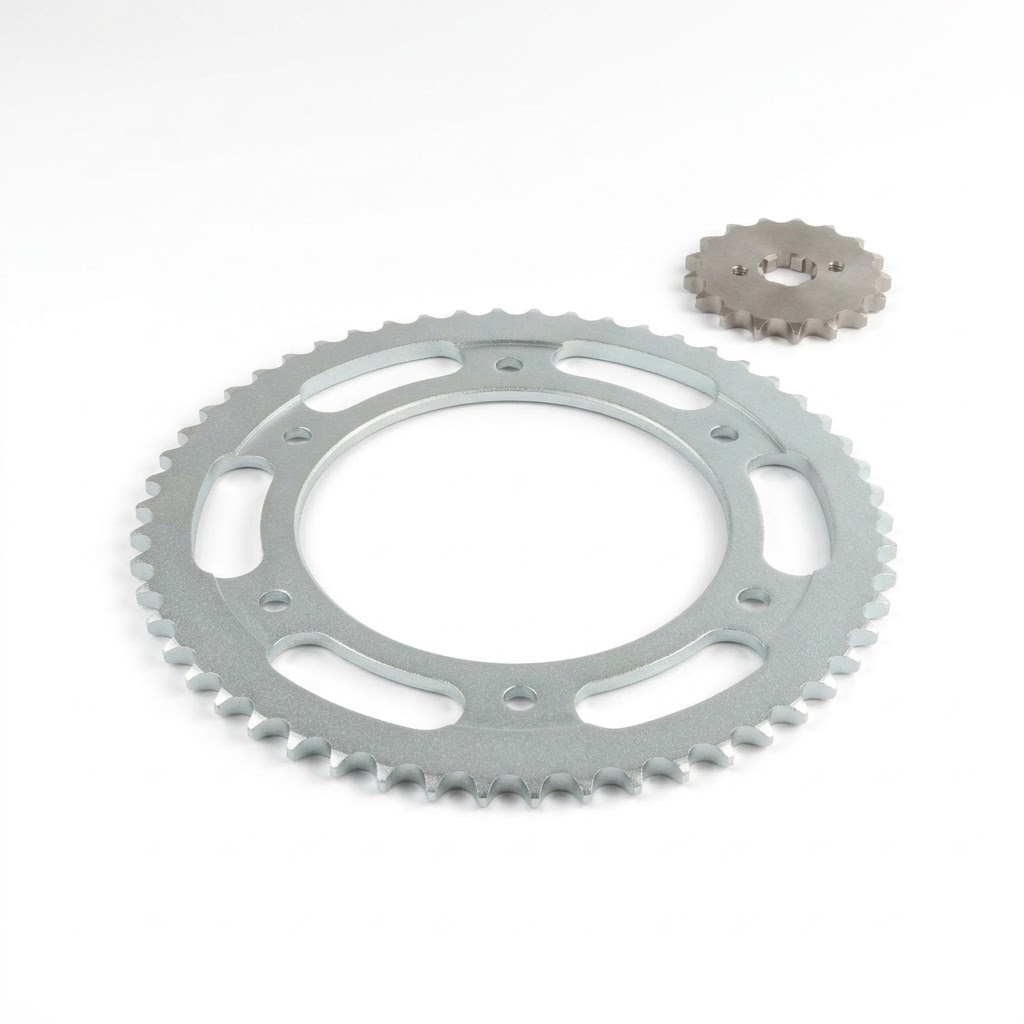 KIT CORONA Y PIÑON HONDA XR150 49/17 